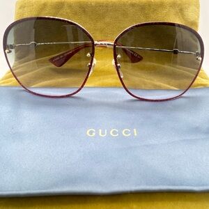 Gucci Women's Red Sunglasses